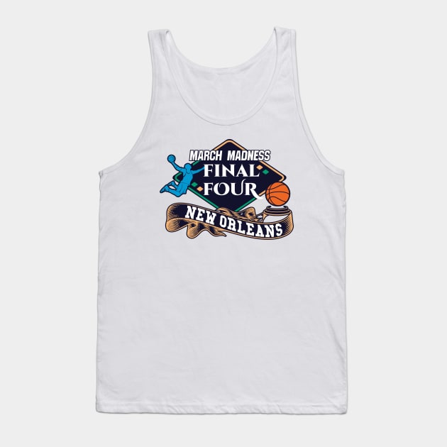 MARCH MADNESS FINAL FOUR | 2 SIDED Tank Top by VISUALUV